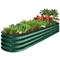 Best Choice Products 8x2x1ft Outdoor Metal Raised Oval Garden Bed, Planter Box for Vegetables, Flowers